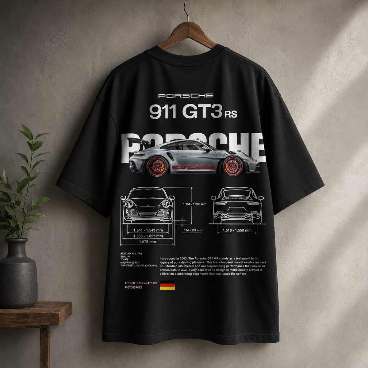 Oversized PORSCHE T-Shirt
